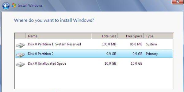 Установка Windows на новый жесткий диск